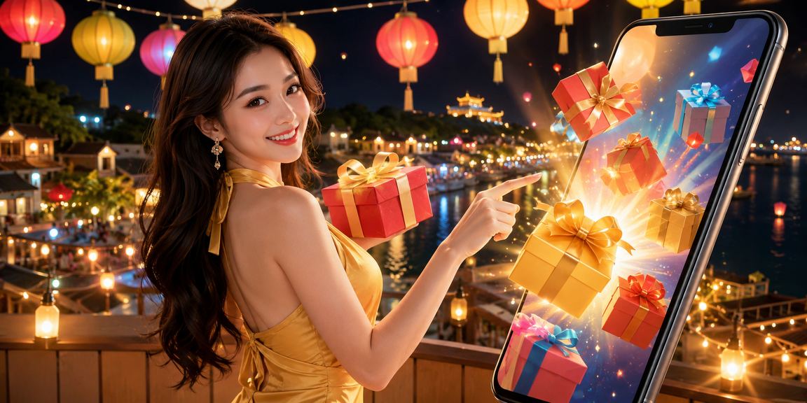 Người chơi trải nghiệm ứng dụng casino tại chợ đêm Huế
